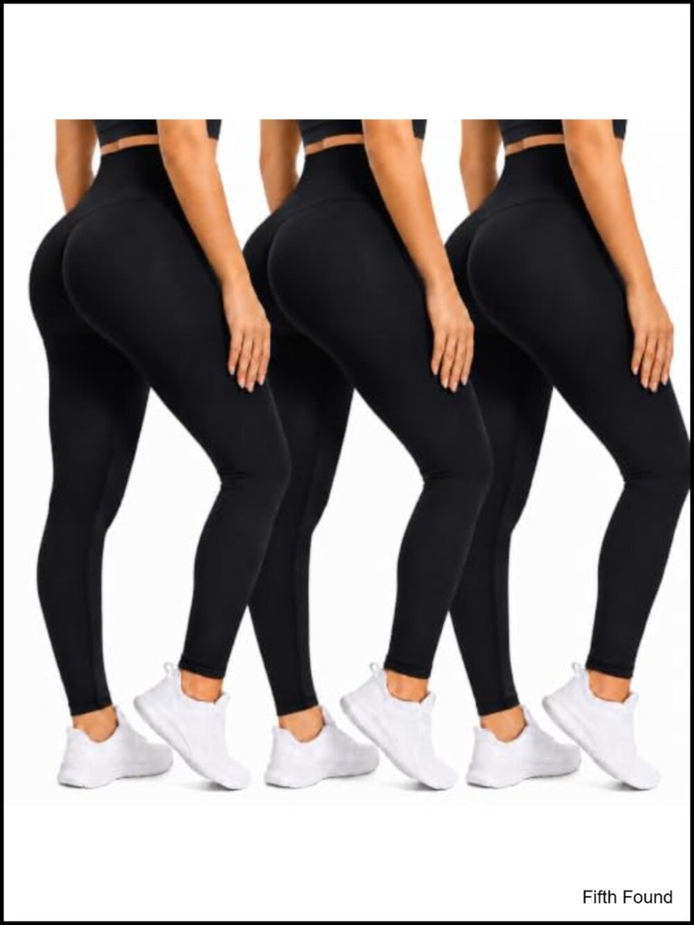 High Waisted Tummy Control Leggings Yoga Workout Gym Running Full Length